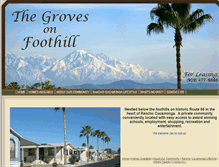 Tablet Screenshot of grovesonfoothill.com
